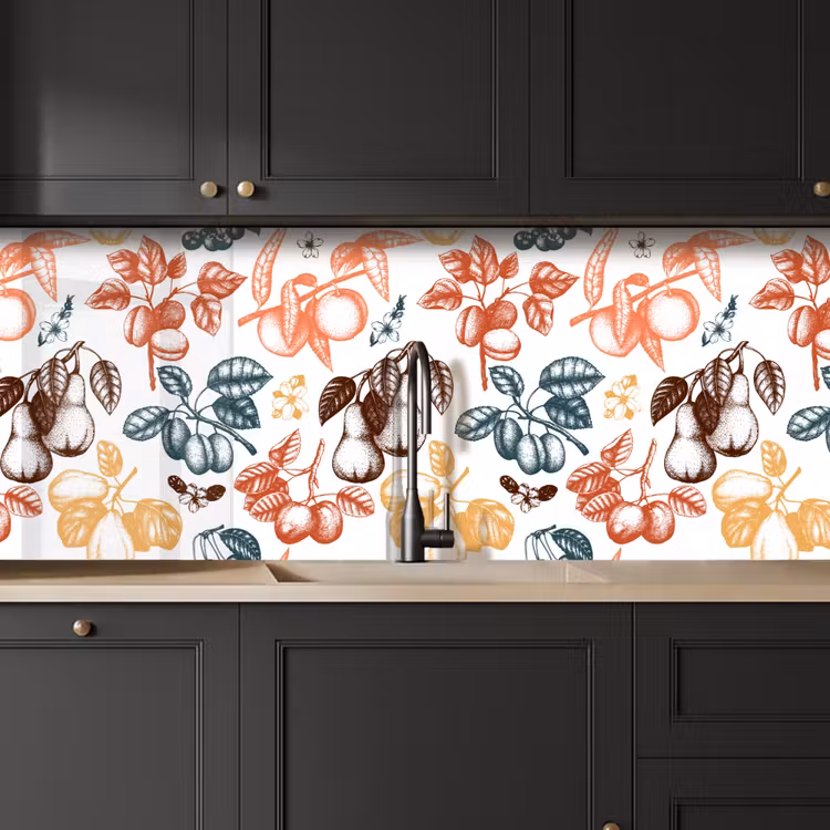 Fruit - Vintage - Boom - Design keuken achterwand 2 middel 871 -sfeer1
