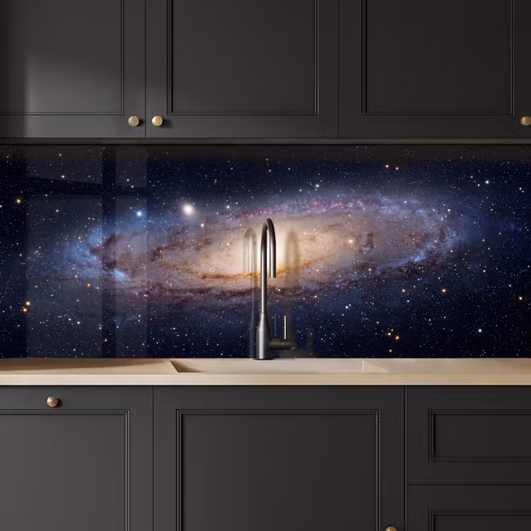 Kitchen Wall Splashback - Galaxy - Space - Cosmos - Sterrenstelsel - Ruimte - Kosmos keuken achterwand 2 middel