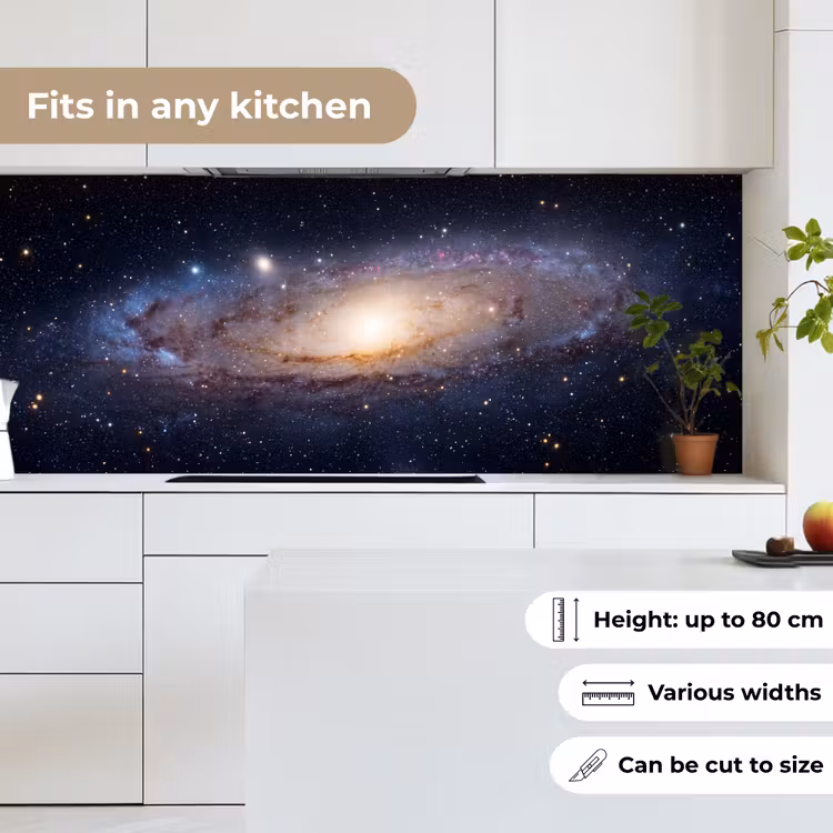 Kitchen Wall Splashback - Galaxy - Space - Cosmos - Sterrenstelsel - Ruimte - Kosmos keuken achterwand 2 middel