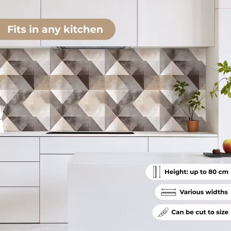 Geometrisch - Motief - Aardetinten keuken achterwand 2 middel 871 -sfeer4_UK