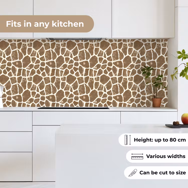 Giraf - Klassiek - Bruin keuken achterwand 2 middel 871 -sfeer4_UK