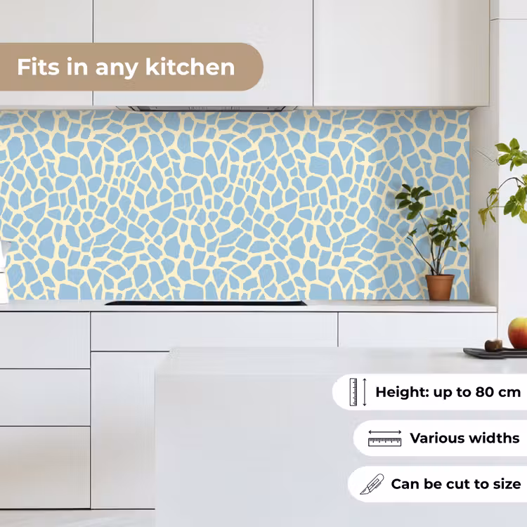 Giraf - Modern - Blauw keuken achterwand 2 middel 871 -sfeer4_UK
