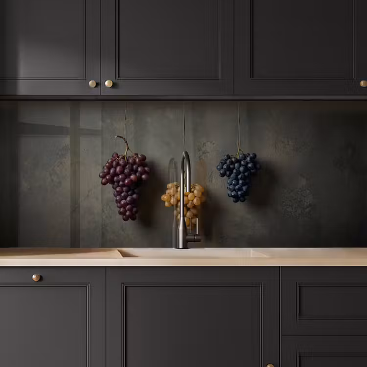 Druiven - Kleurrijk - Muur keuken achterwand 2 middel -sfeer1