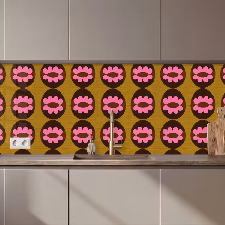 Grafisch - Patroon - Kleurrijk keuken achterwand 2 middel 871 zz_3dshopping