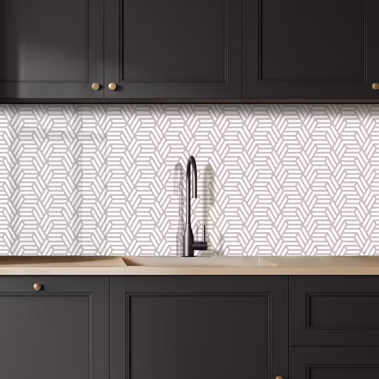 Grafisch - Patroon - Modern -  Opvallend keuken achterwand 2 middel 871 -sfeer1