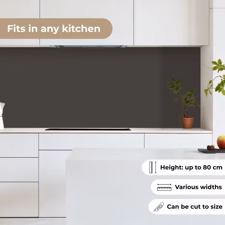Grijs - Kleuren - Effen keuken achterwand 2 middel 871 -sfeer4_UK