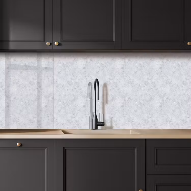 Grijs - Terrazzo-effect - Beton keuken achterwand 2 middel 871 -sfeer1