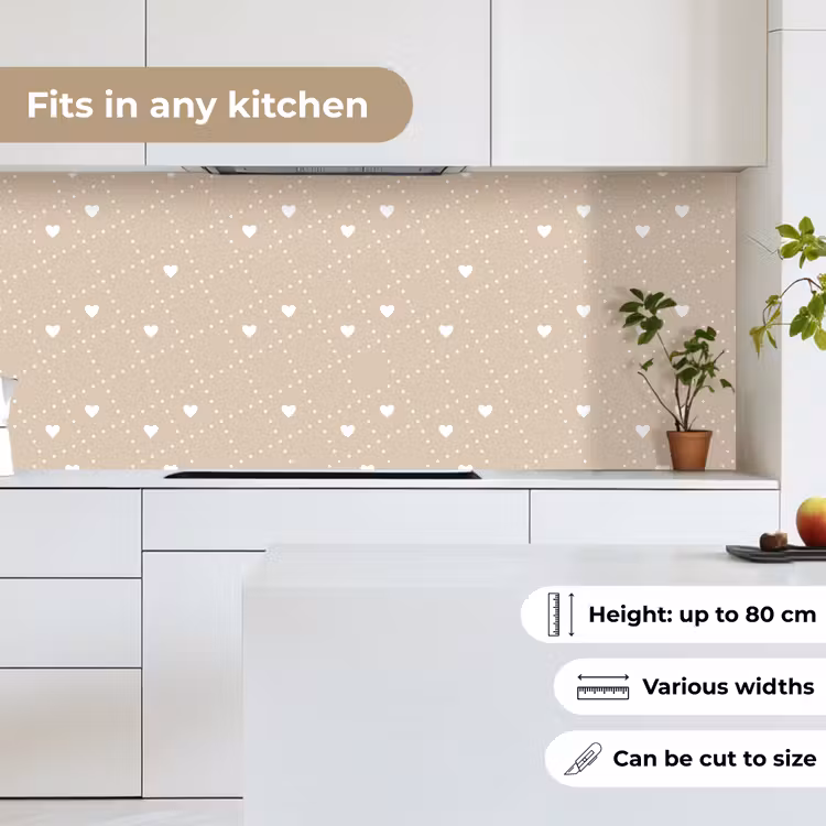 Hart - Design - Geometrie - Patroon keuken achterwand 2 middel 871 -sfeer4_UK