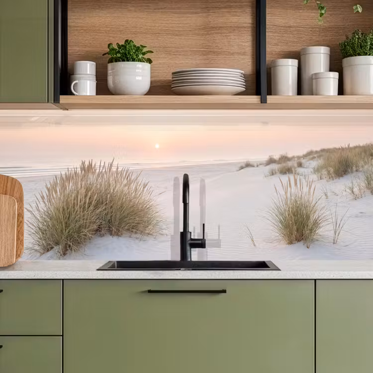Horizon - Duinlandschap - Zand keuken achterwand 2 middel -sfeer3