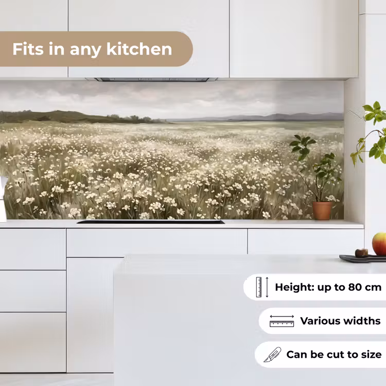 Illustratie - Landschap - Wit keuken achterwand 2 middel -sfeer4_UK
