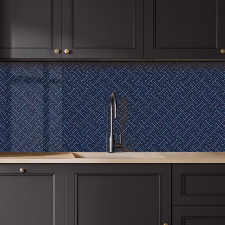 Japans - Patronen - Geometrie keuken achterwand 2 middel 871 -sfeer1