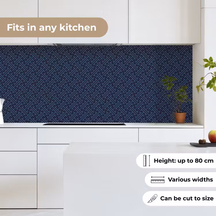 Japans - Patronen - Geometrie keuken achterwand 2 middel 871 -sfeer4_UK