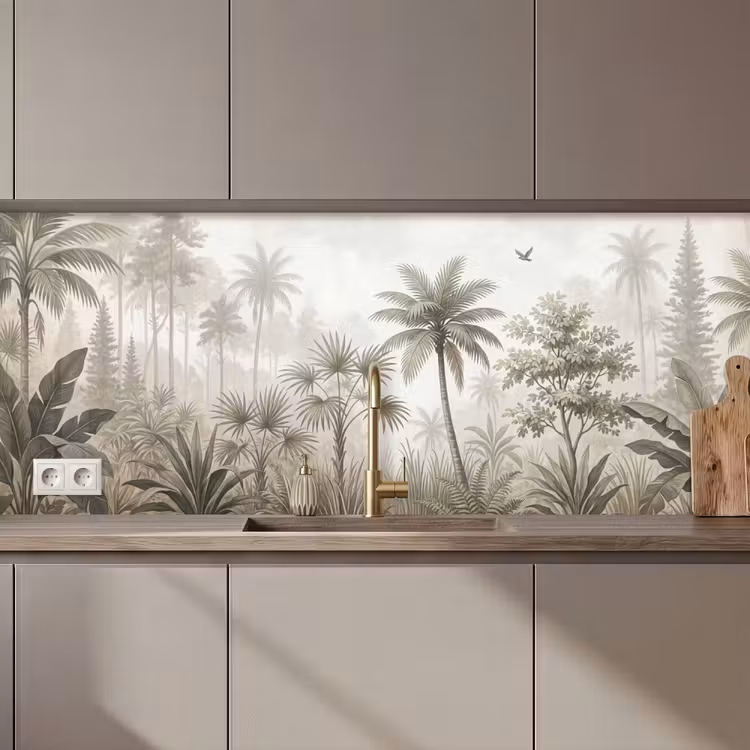 Jungle - Palmbomen - Natuur keuken achterwand 2 middel zz_3dshopping
