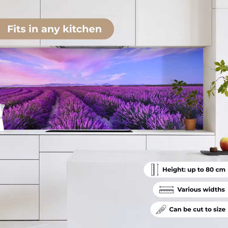 Lavendel - Paars - Bloemen - Natuur keuken achterwand 2 middel -sfeer4_UK