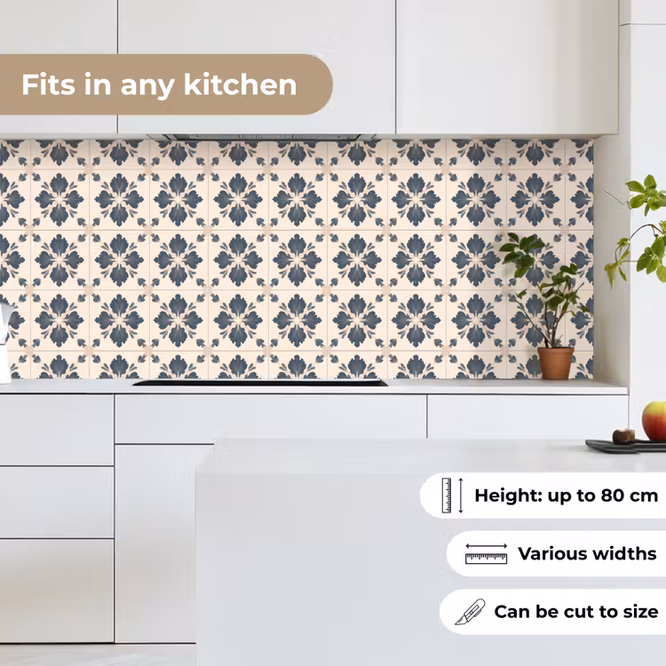 Bladvorm - Klassiek - Kleurrijk keuken achterwand 2 middel 871 -sfeer4_UK
