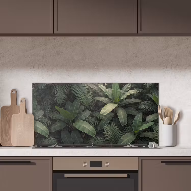 Bladeren - Groen - Tropisch - Natuur keuken achterwand spatscherm middel -sfeer2