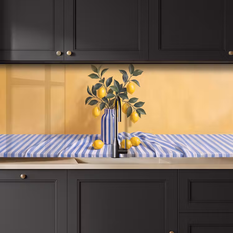 Kitchen Wall Splashback - Lemon - Still Life - Modern - Citroen - Stilleven - Modern keuken achterwand 2 middel