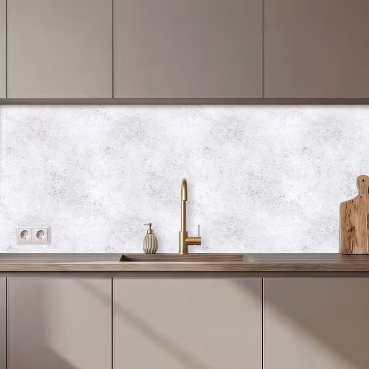 Lichtgrijs - Betonstructuur - Subtiel keuken achterwand 2 middel 871 zz_3dshopping