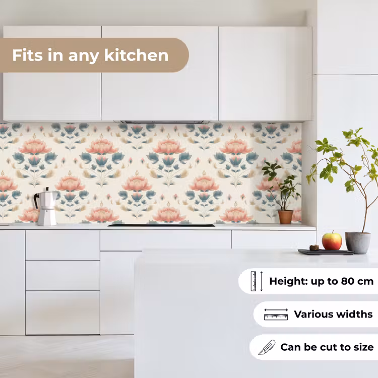 Lotus - Bloemen - Roze keuken achterwand 2 groot 857 -sfeer4_UK