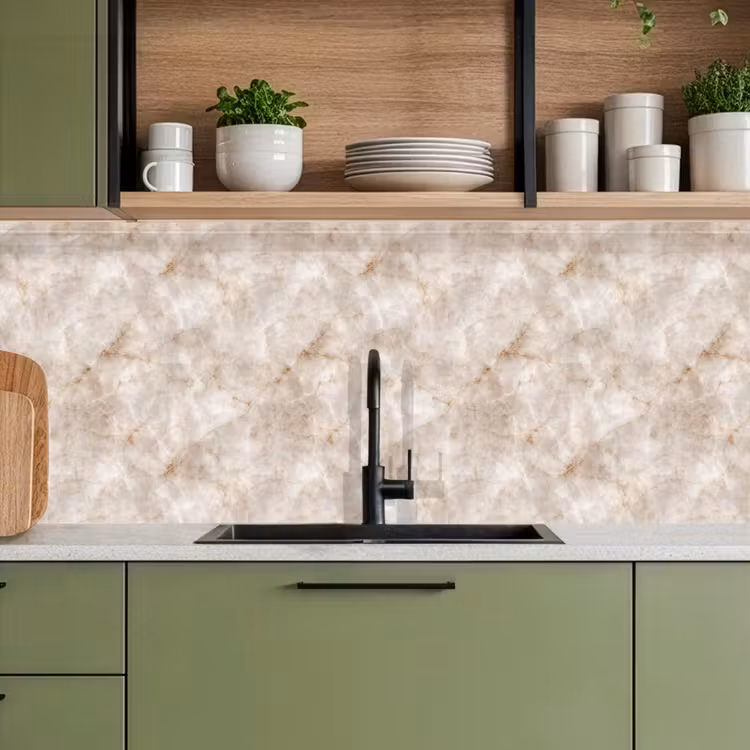 Marmer - Patroon - Klassiek keuken achterwand 2 middel 871 -sfeer3