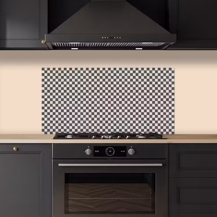 Marmer - Patroon - Grijs keuken achterwand spatscherm middel 899 -sfeer1