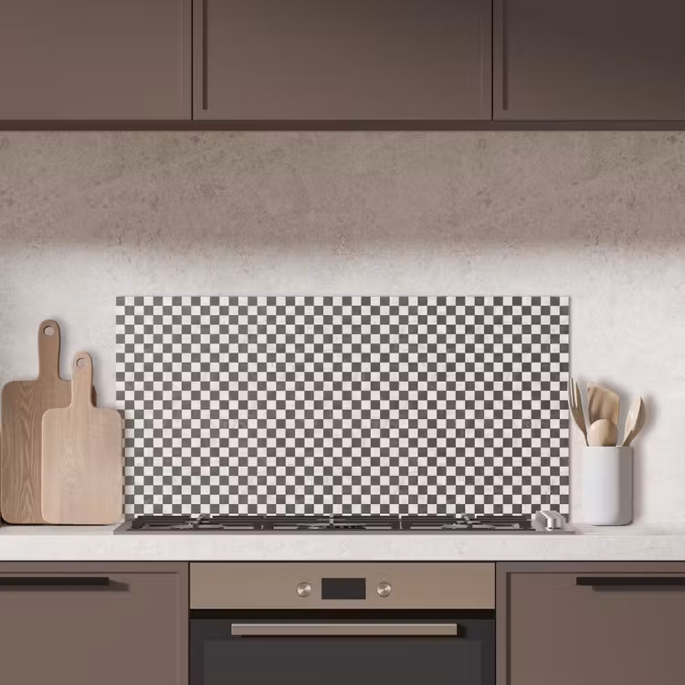 Marmer - Patroon - Grijs keuken achterwand spatscherm middel 899 -sfeer2
