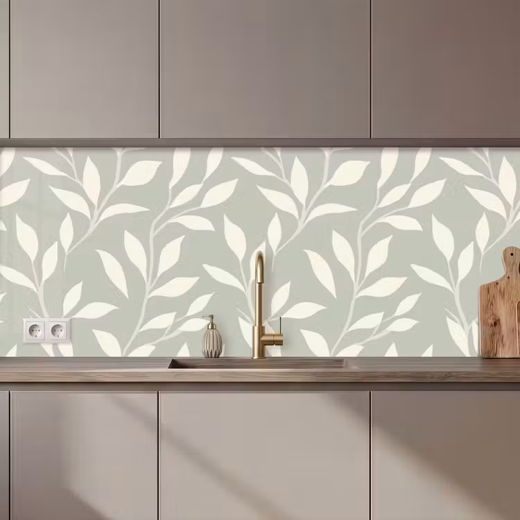 Minimalistisch - Patroon - Groen keuken achterwand 2 middel 871 zz_3dshopping