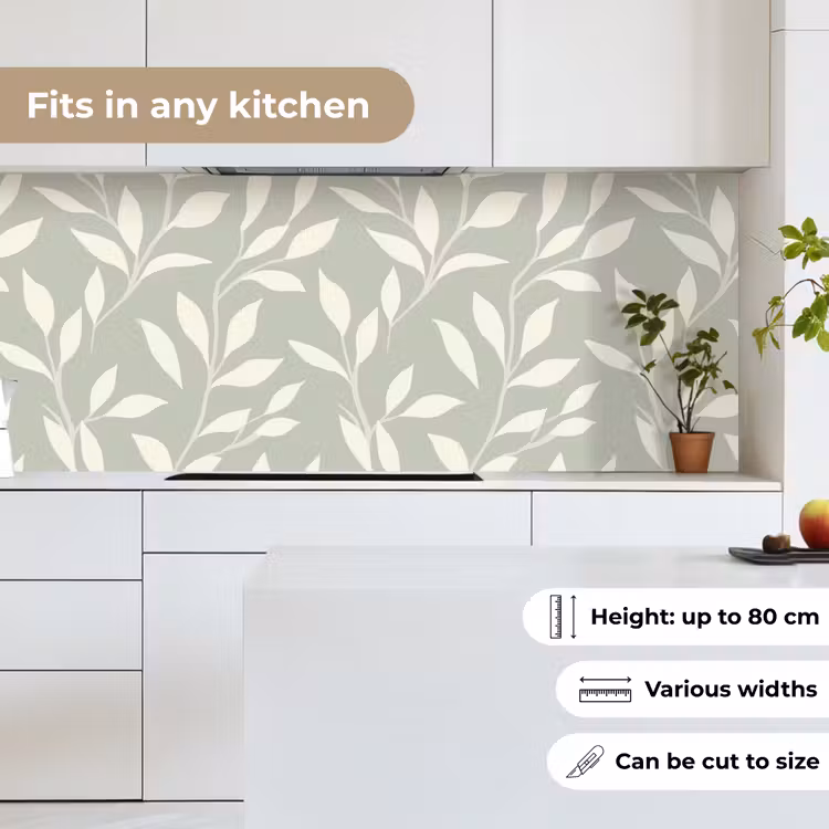 Minimalistisch - Patroon - Groen keuken achterwand 2 middel 871 -sfeer4_UK