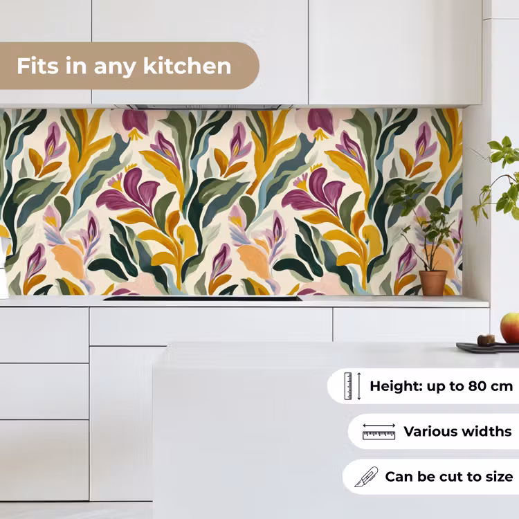 Modern - Abstract - Kleurrijk keuken achterwand 2 middel 871 -sfeer4_UK
