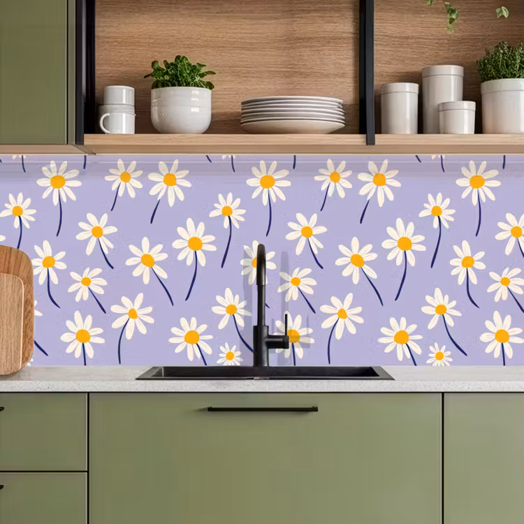Modern - Madelief - Paars keuken achterwand 2 middel 871 -sfeer3