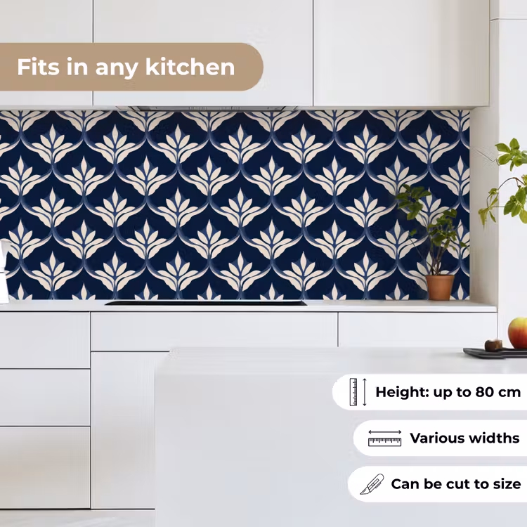 Modern - Ontwerp - Blauw keuken achterwand 2 middel 871 -sfeer4_UK