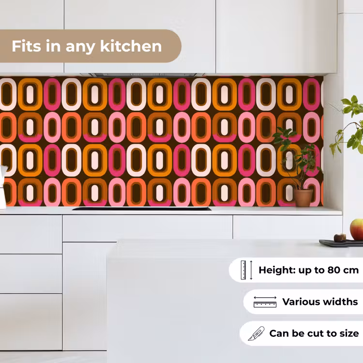 Modern - Retro - Kleurrijk keuken achterwand 2 middel 871 -sfeer4_UK