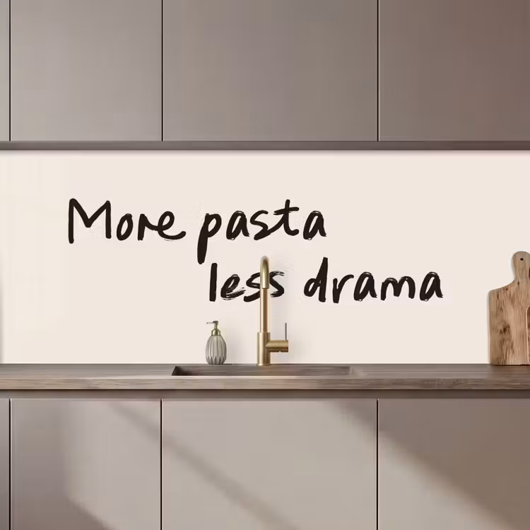 More pasta less drama keuken achterwand 2 middel zz_3dshopping