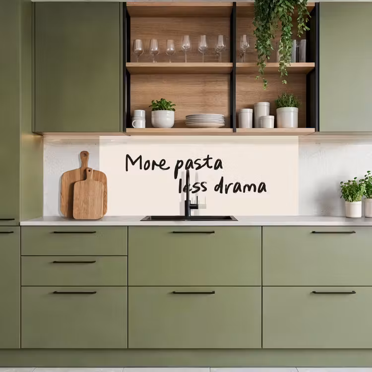 More pasta less drama keuken achterwand 2 middel -sfeer3