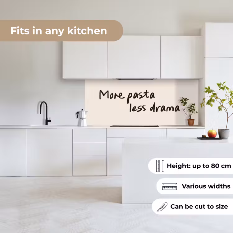 More pasta less drama keuken achterwand 2 middel -sfeer4_UK