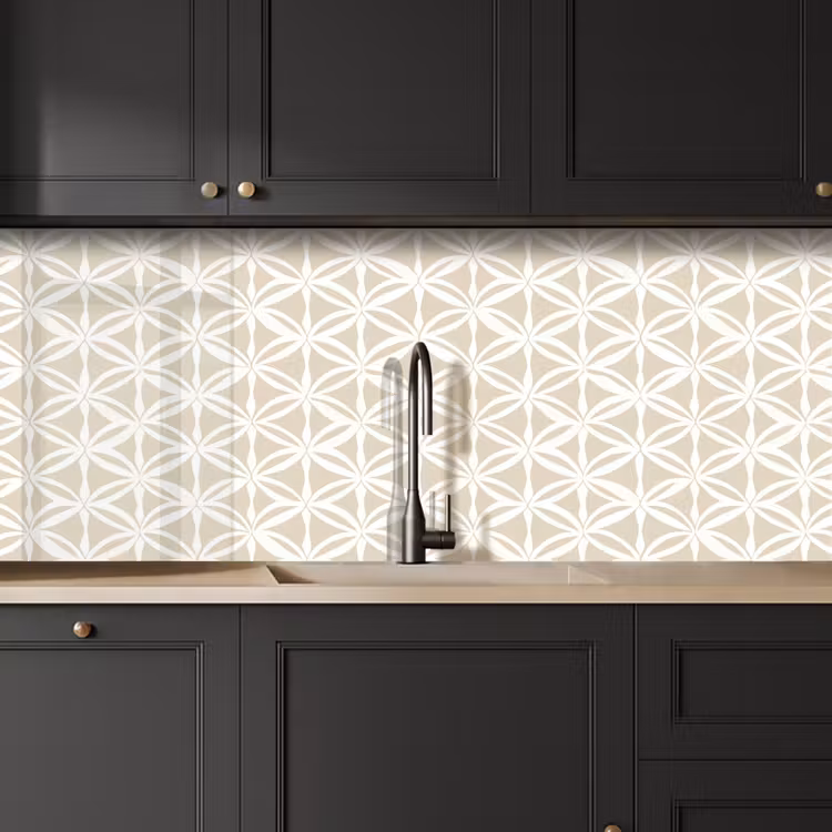 Motief - Modern - Beige keuken achterwand 2 middel 871 -sfeer1