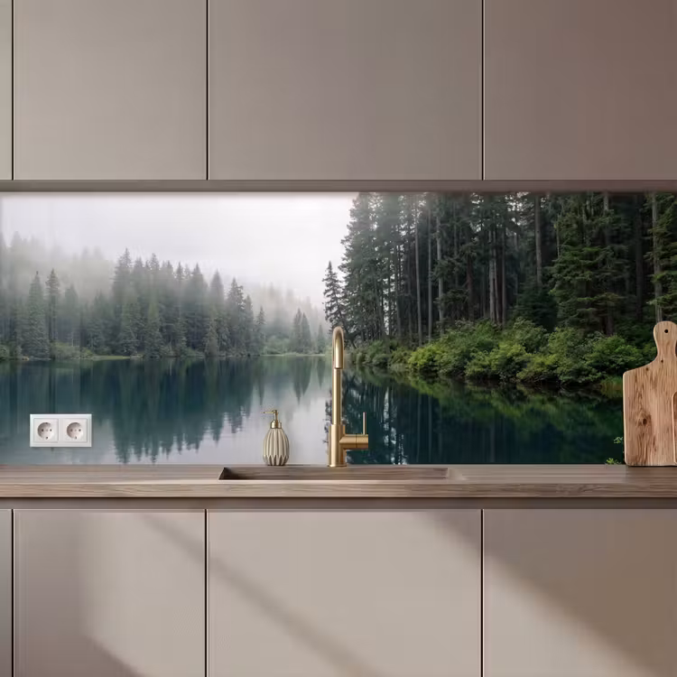 Bergen - Meer - Bos keuken achterwand 2 middel zz_3dshopping