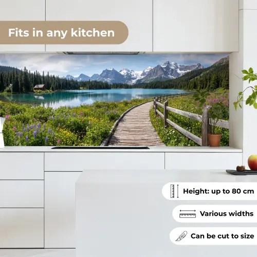 Bergen - Meer - Landschap - Blauw keuken achterwand 2 middel -sfeer4_UK