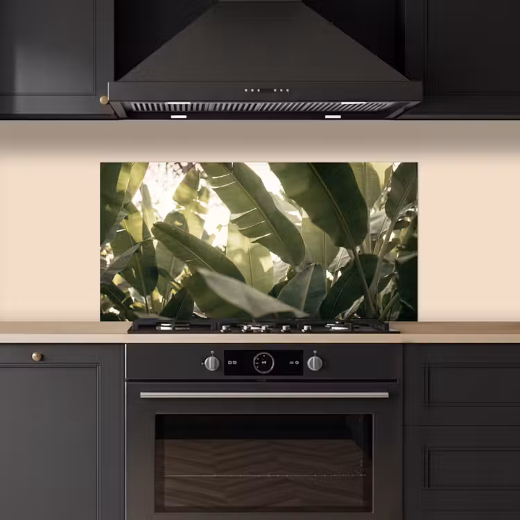 Natuur - Bladeren - Groen - Tropisch - Detail keuken achterwand spatscherm middel -sfeer1