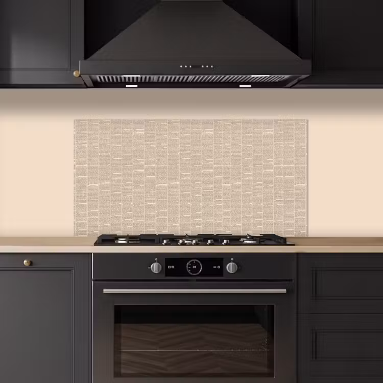 Krant - Nieuws - Historisch - Vintage - Beige keuken achterwand spatscherm middel -sfeer1