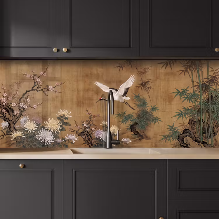 Oosters - Elegant - Kleurrijk keuken achterwand 2 middel -sfeer1