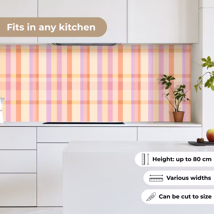 Pastel - uitpatroon - Geometrisch keuken achterwand 2 middel 871 -sfeer4_UK