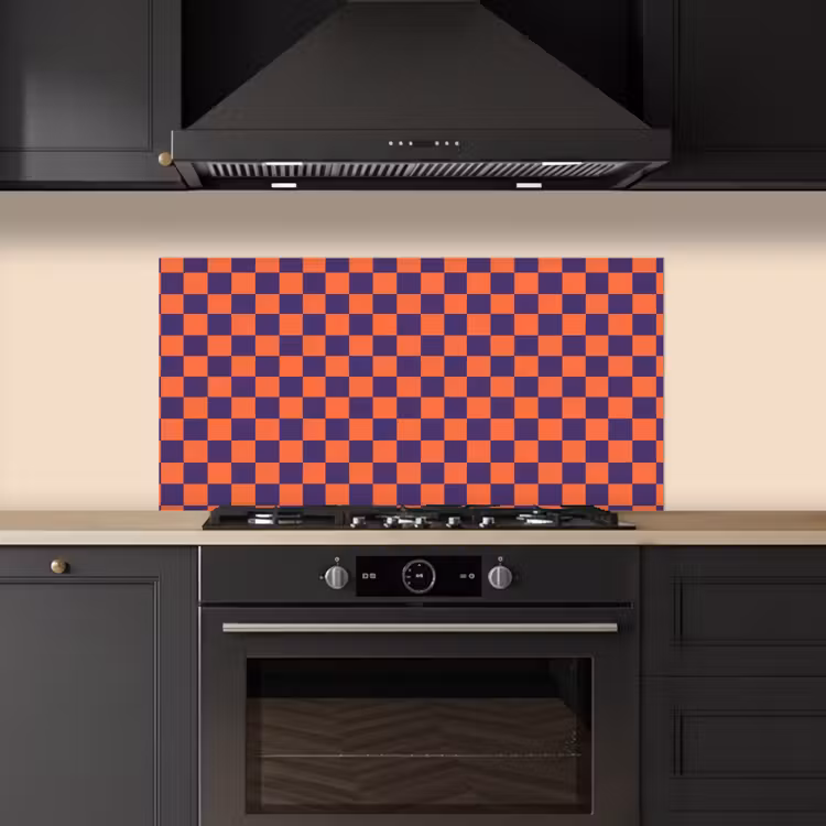 Patroon - Klassiek - Paars keuken achterwand spatscherm middel 899 -sfeer1