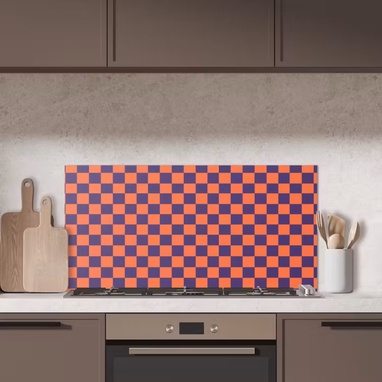 Patroon - Klassiek - Paars keuken achterwand spatscherm middel 899 -sfeer2