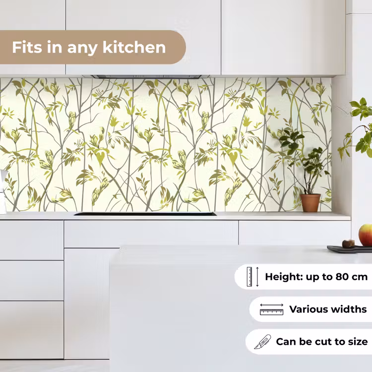 Patroon - Jungle - Planten keuken achterwand 2 middel 871 -sfeer4_UK