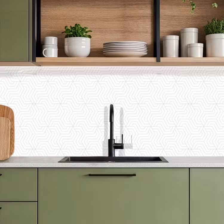 Patroon - Lijn - Design - Kleur keuken achterwand 2 middel 871 -sfeer3