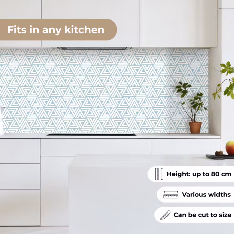 Patroon - Lijn - Design - Groen keuken achterwand 2 middel 871 -sfeer4_UK