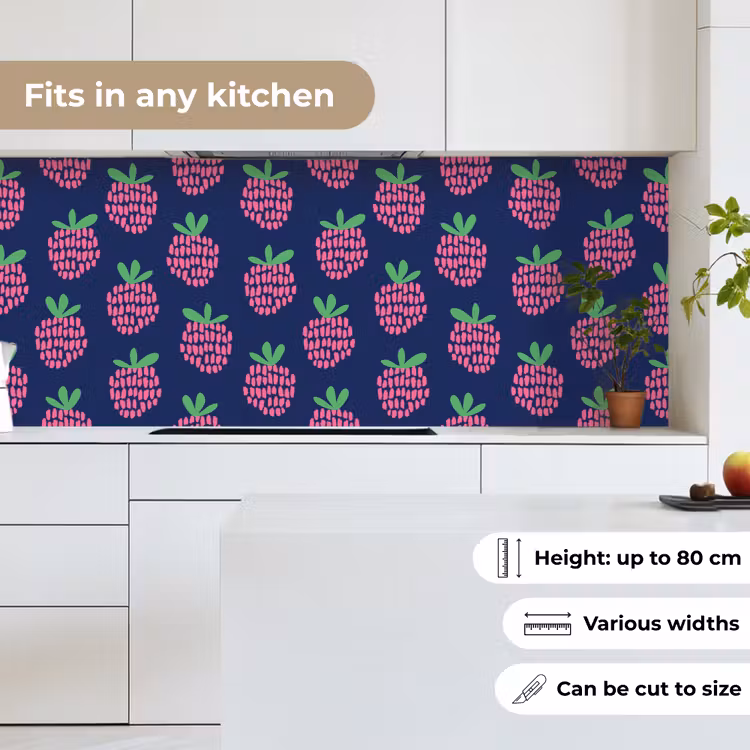 Patroon - Framboos - Retro keuken achterwand 2 middel 871 -sfeer4_UK