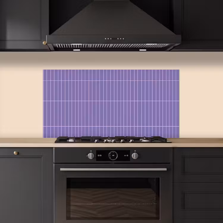 Patroon - Tegel - Lila keuken achterwand spatscherm middel 899 -sfeer1
