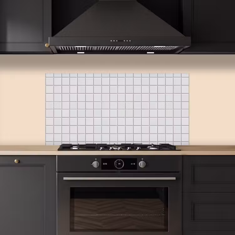 Patroon - Tegels - Grijs - Wit keuken achterwand spatscherm middel 899 -sfeer1